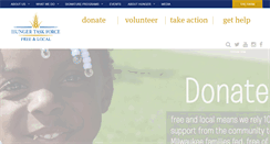 Desktop Screenshot of hungertaskforce.org